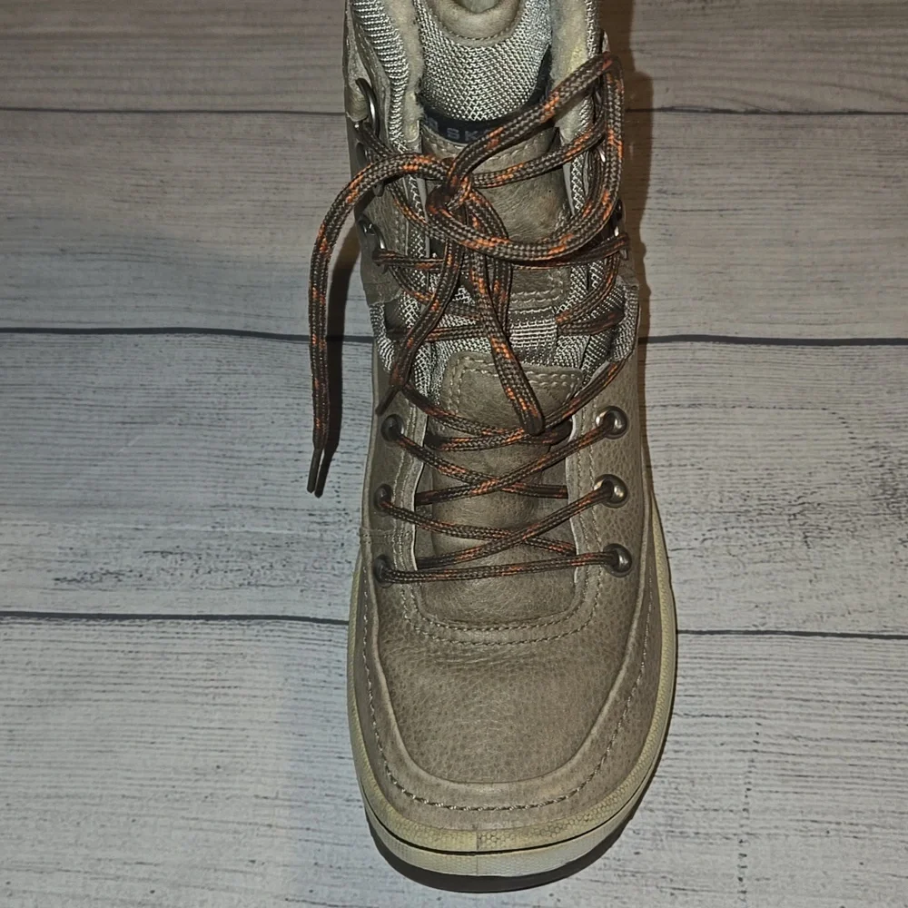 Ecco Women's Trace Boot Moon Rock Quarry/Textile Size 5.5 Taupe/Brown